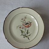 Assiettes à dessert modèle Saverne de St Amand. Années 50-60