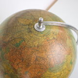 Mid-Century Light Glass Globe With Wooden Base by Paul Rath, 1950s