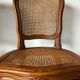 Paires de chaises style Louis XV bois & cannage