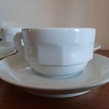 Set of 4 large bistro cups