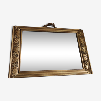 Old art deco mirror 25x38cm