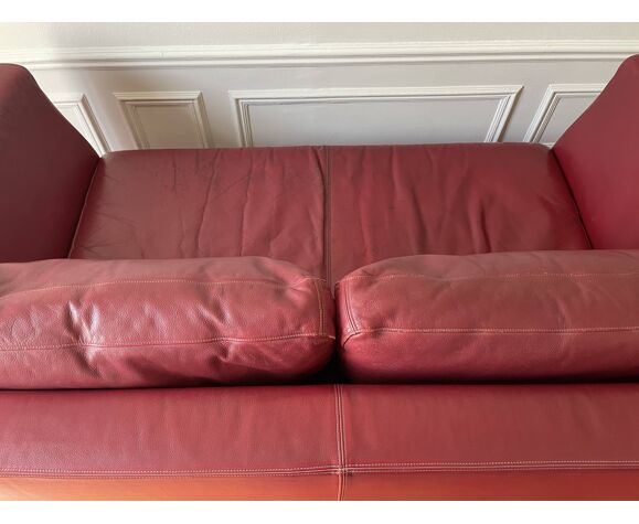 Moroso Sofa 3 Seats Selency, Used Red Leather Sofa
