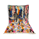 Tapis laine multicolore berbère 195x305cm