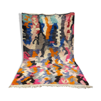Tapis laine multicolore berbère 195x305cm
