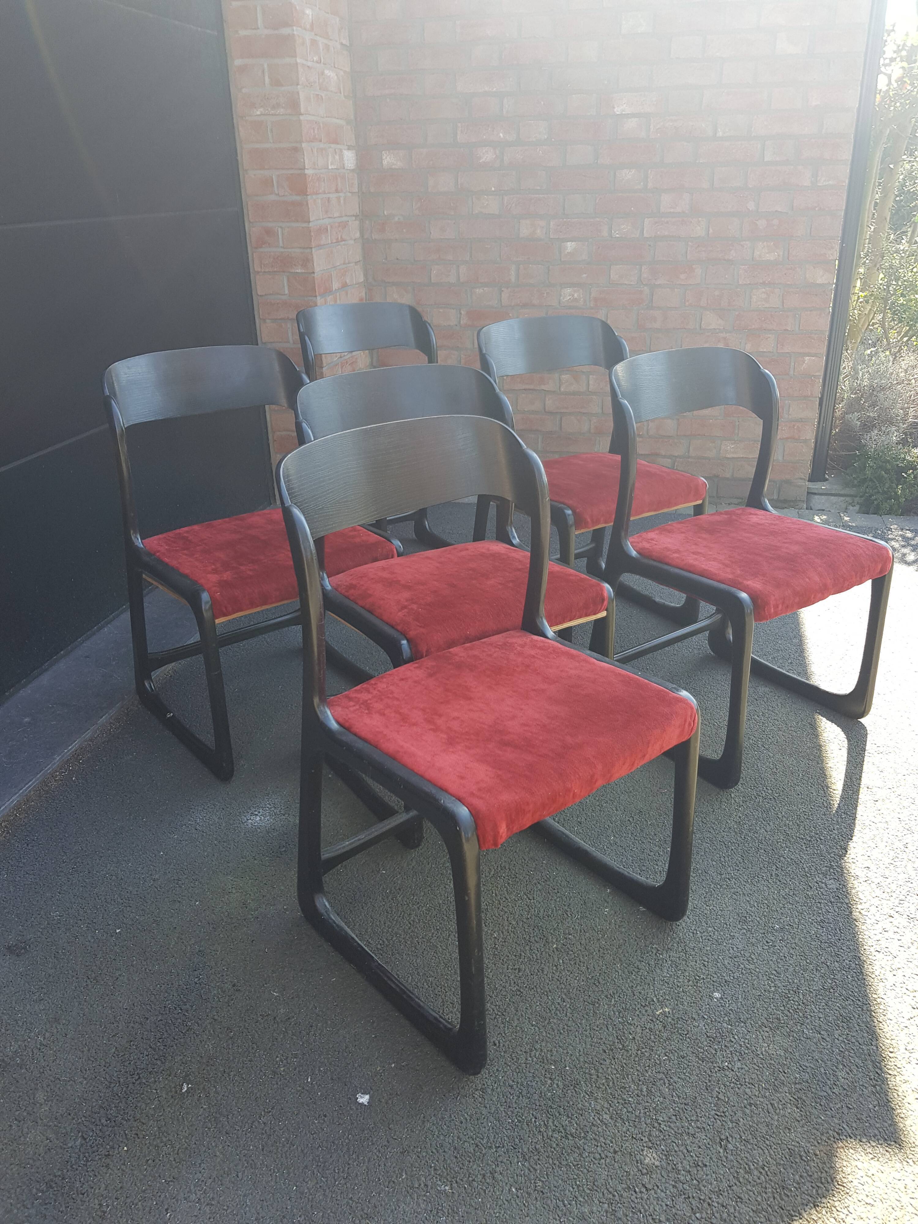 Baumann sled chairs