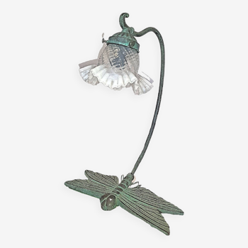 Art Nouveau style lamp "Dragonfly"