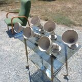 Set of 6 Lita adjustable spotlight wall lamps from the 70s