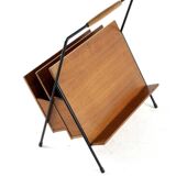 Magazine rack wood + metal