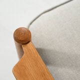 Scandinavian oak armchair, 1950s/60s