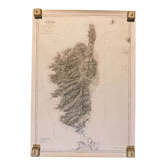 Nautical chart island of corsica corsica recorded germain- hatt bouillet 1884_1891 maritime chart ed 1952