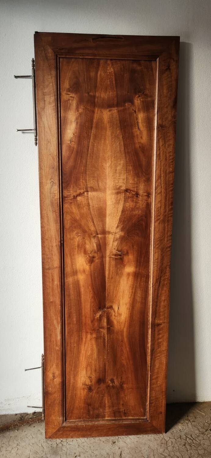 Antique walnut cabinet doors