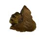 Antique cherub head in gilded wood from the early 20th century.