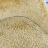 Plush cocktail armchair