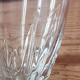 Service de 6 verres à vin ciselés