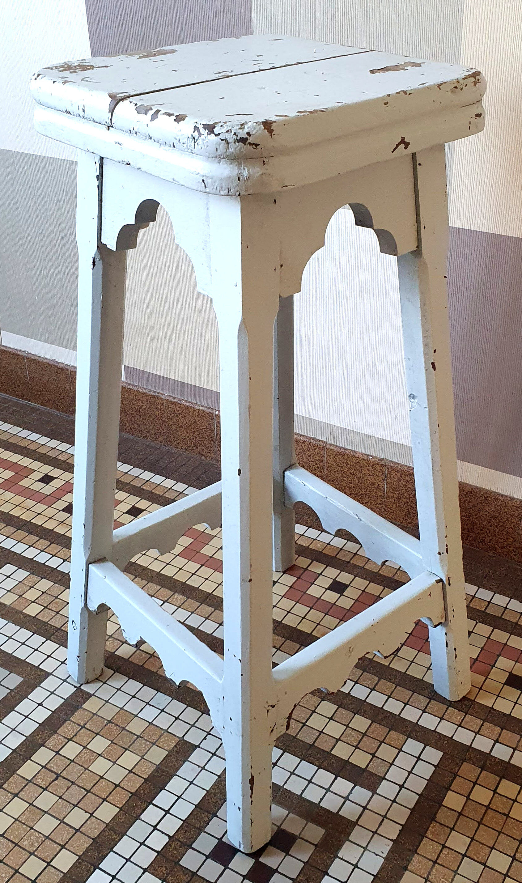 Vintage wooden stool