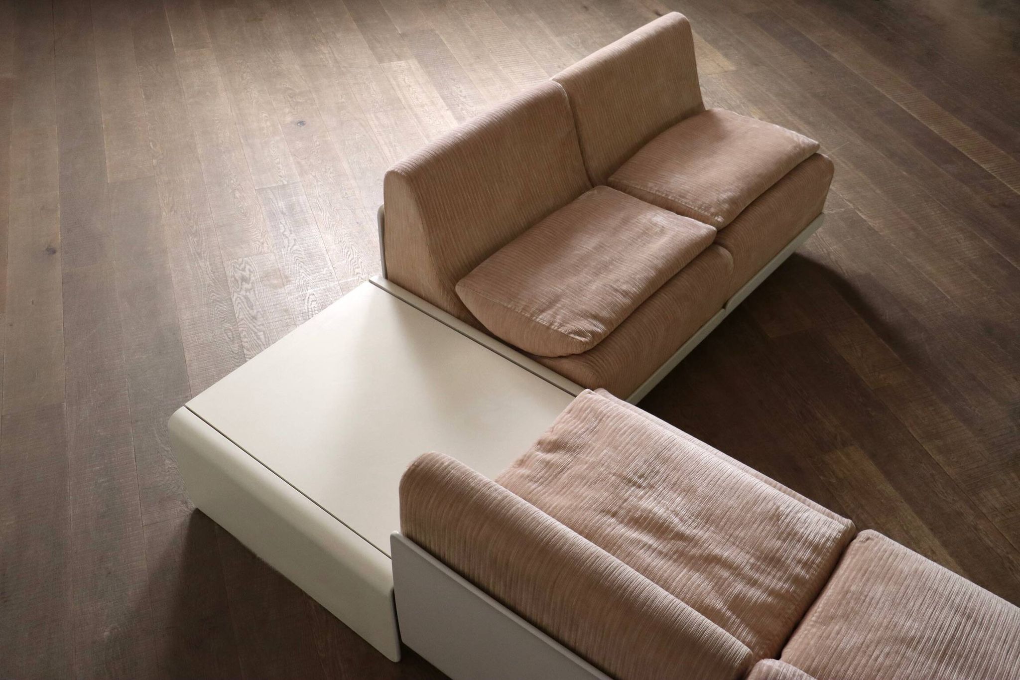 Canapé modulaire COR Orbis en velours côtelé par Luigi Colani, années 1970.