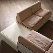 Canapé modulaire COR Orbis en velours côtelé par Luigi Colani, années 1970.