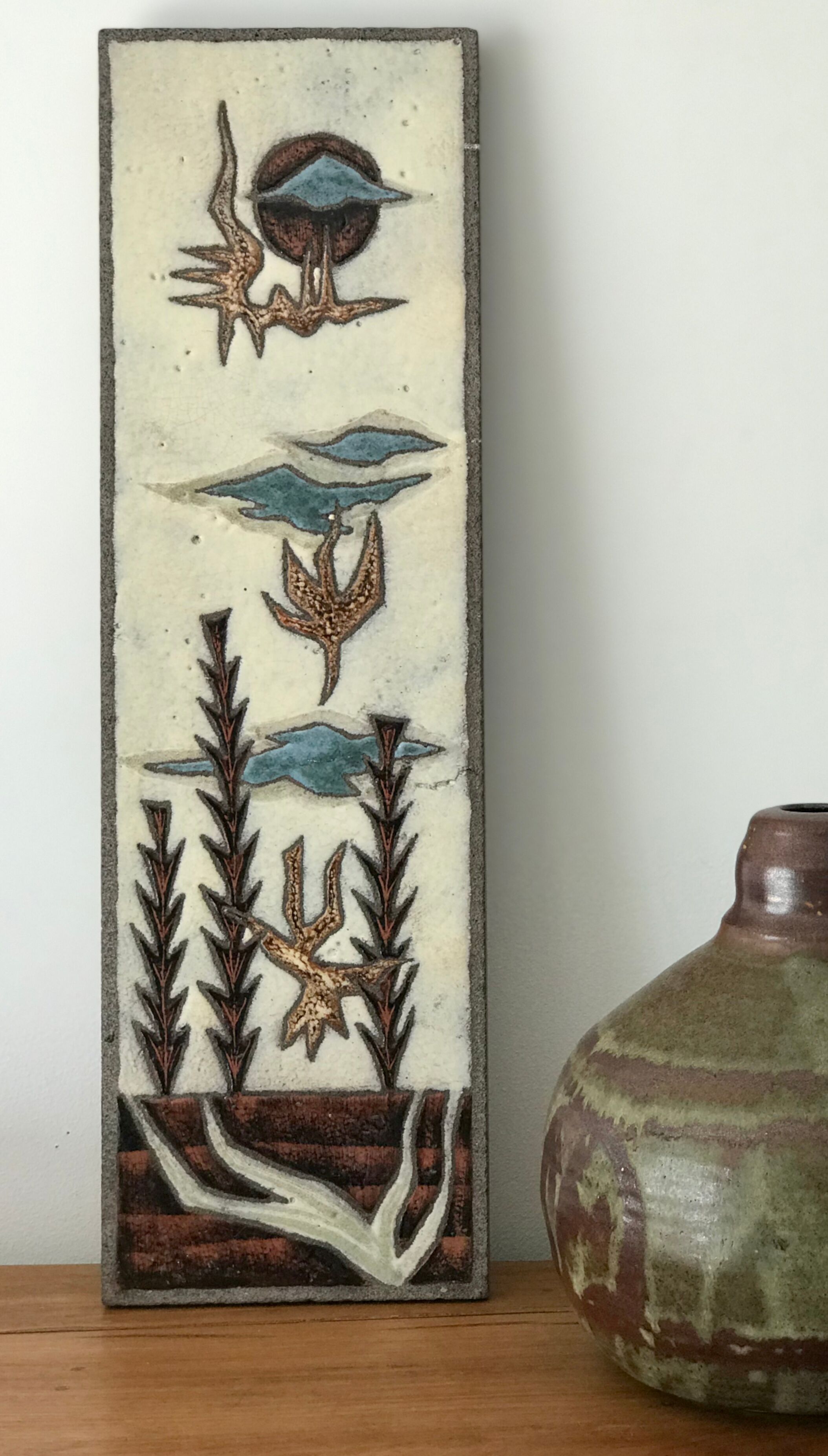 Ceramic decorative plate