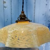 Yellow clichy glass suspension