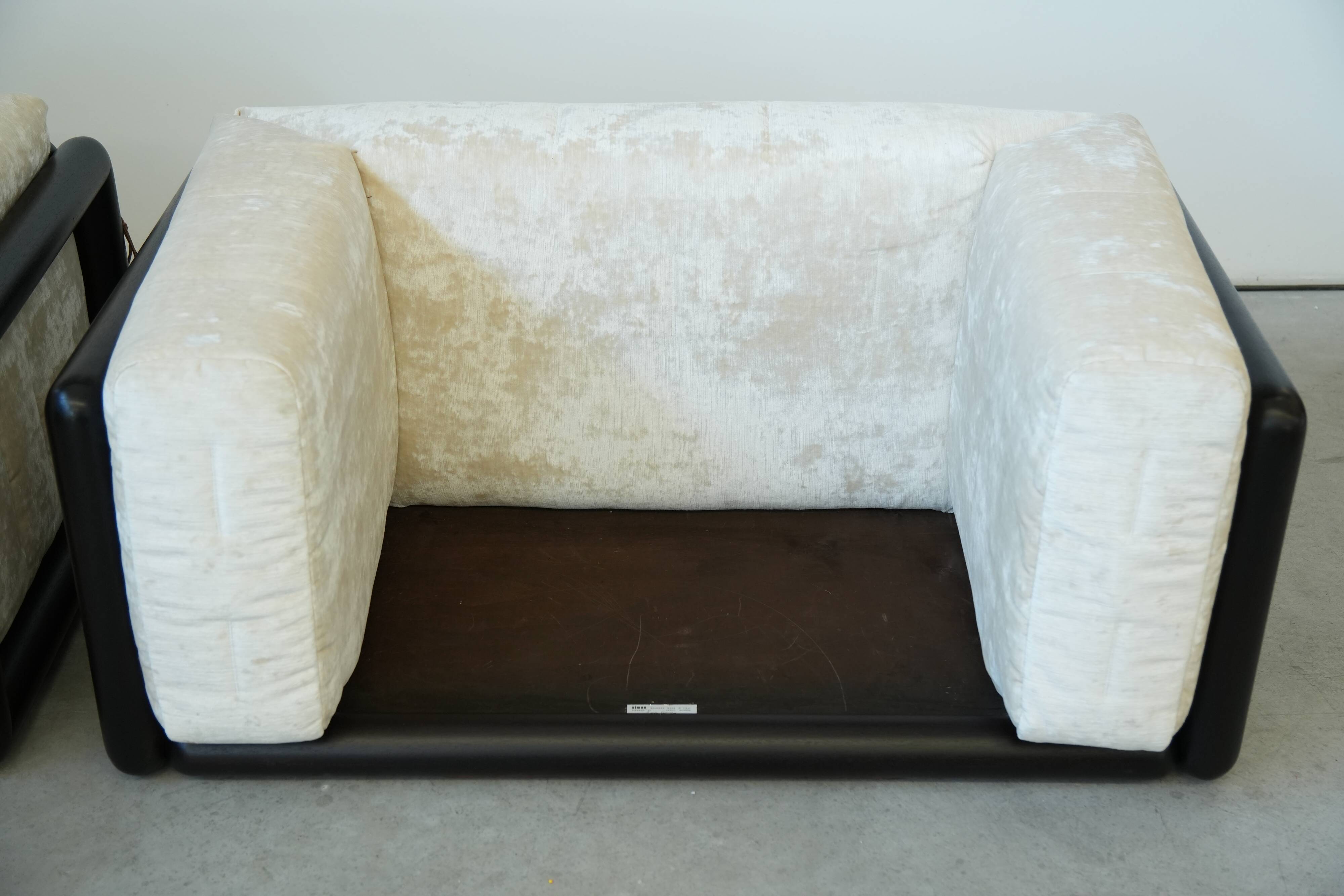 1973 “Cornaro” Sofa & Armchair Set by Carlo Scarpa for Simon