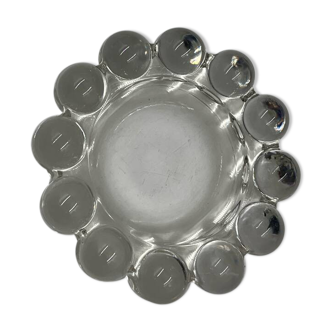 Glass candle holder duo