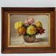 Peinture bouquet de fleurs encadrée