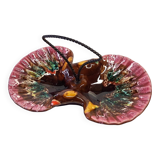 Vallauris-style shell-shaped serving tray in good condition