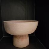 Chamotte stoneware cup