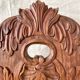 Antique Alsatian chair in carved wood