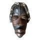Ancien Masque tribal Dan en bois sculpté