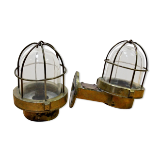 Lampes de coursive en laiton