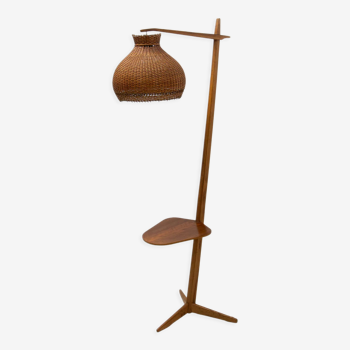 Lampadaire simple du milieu du siècle de Krasna Jizba, 1950's, Tchécoslovaquie