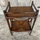 Vintage Rattan Bedside Table #E092