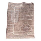 Woven jute and wool rug 240x170cm