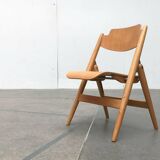 Set of folding chairs for children SE 18 German mid-century by Egon Eiermann for Wilde+Spieth, 1950s