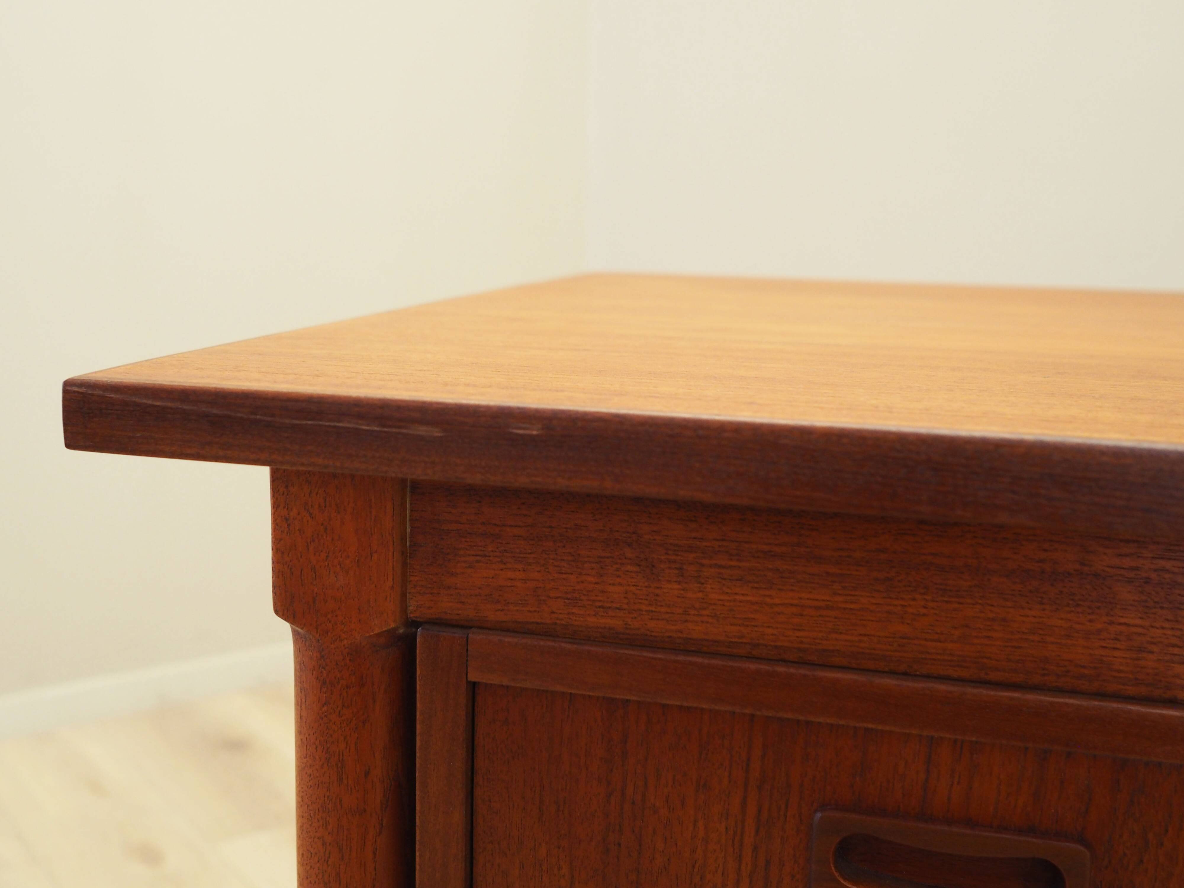 Teak desk, Danish design, 1970s, production: Denmark