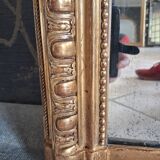 19th-century mirror, 2.04m x 1.25m.