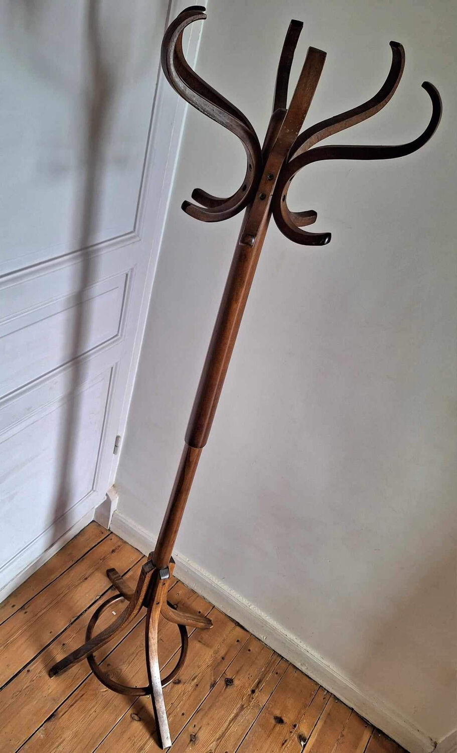 Baumann vintage coat racks, old coat hooks for entrance