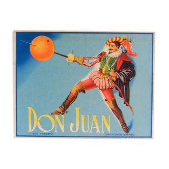 "don juan" poster from caisse d'oranges (spain 1960 / 65)