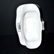 Antique Empire style porcelain sauceboat, hand-painted