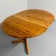 Vintage solid pine table, Scandinavian design by Rainer Daumiller, 1970s