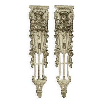 Pair of scraps ornaments period Art Deco style