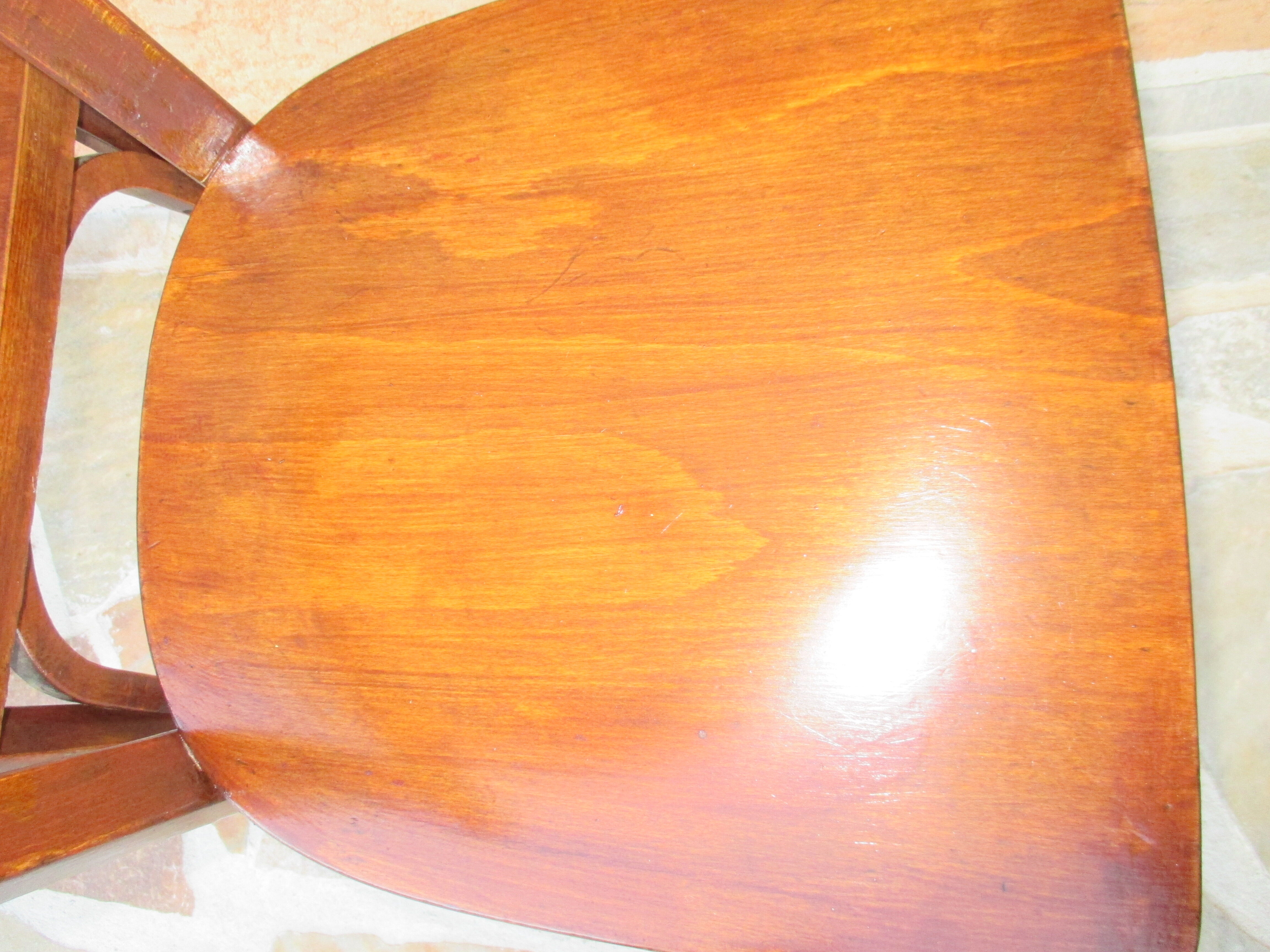 Set of 4 chairs bistro Baumann 1960