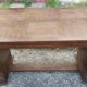 Art Deco dining table in solid oak – in the style of Dudouyt