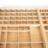 Old wooden printer locker