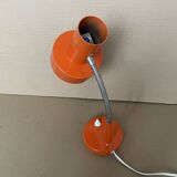 Orange metal lamp from the 60s