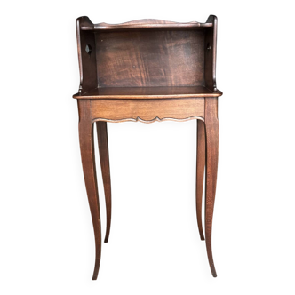 Bedside table, side table in natural wood