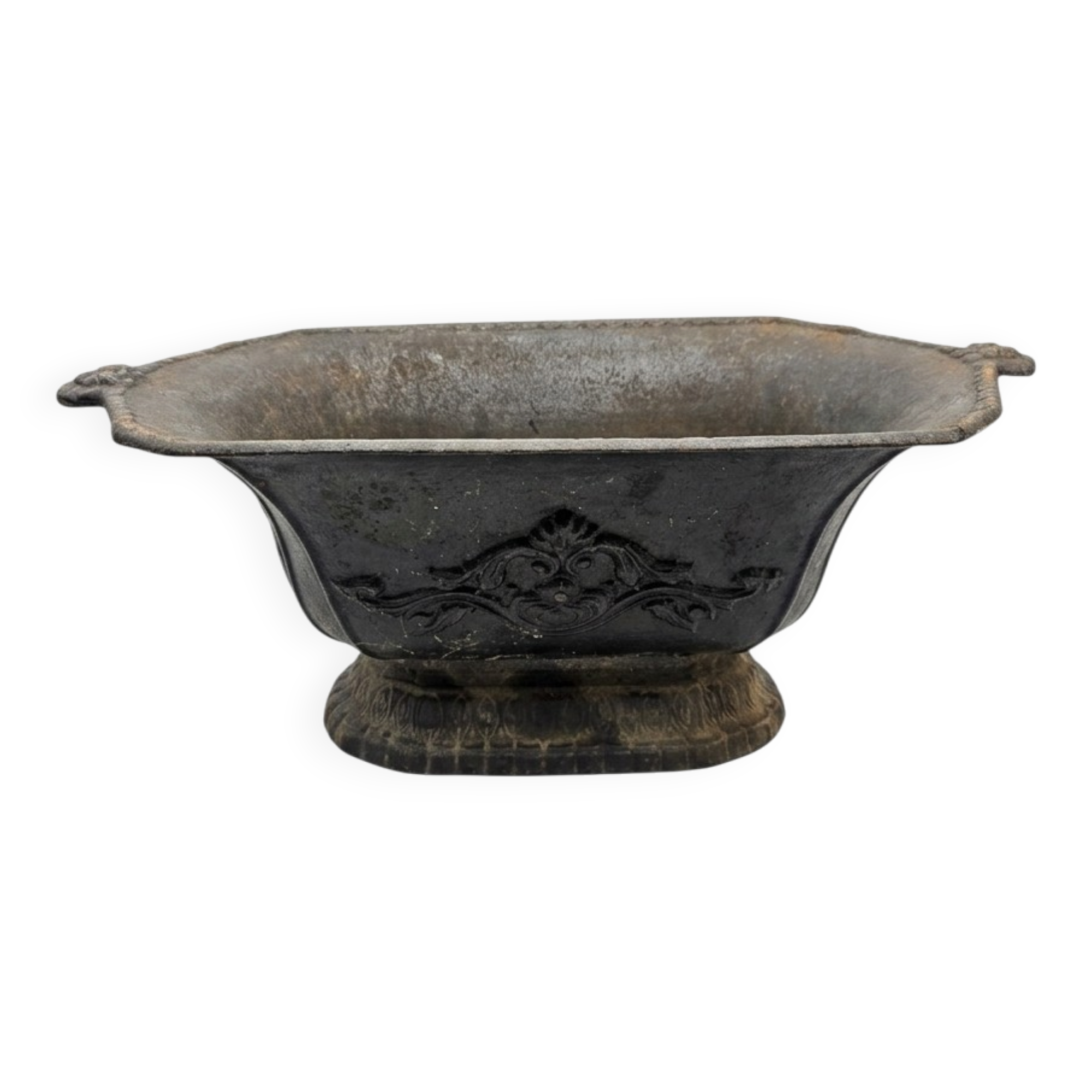 Antique cast iron planter
