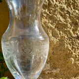 Vase amphore gravé