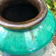Pair of Japanese enameled stoneware vases